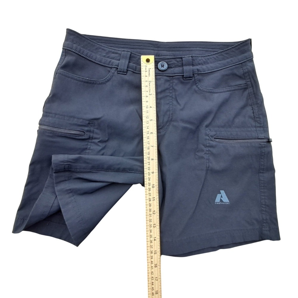 Eddie Bauer First Ascent Guide Pro Shorts Womens 6 Black Hiking Cargo Stretch - Picture 4 of 9